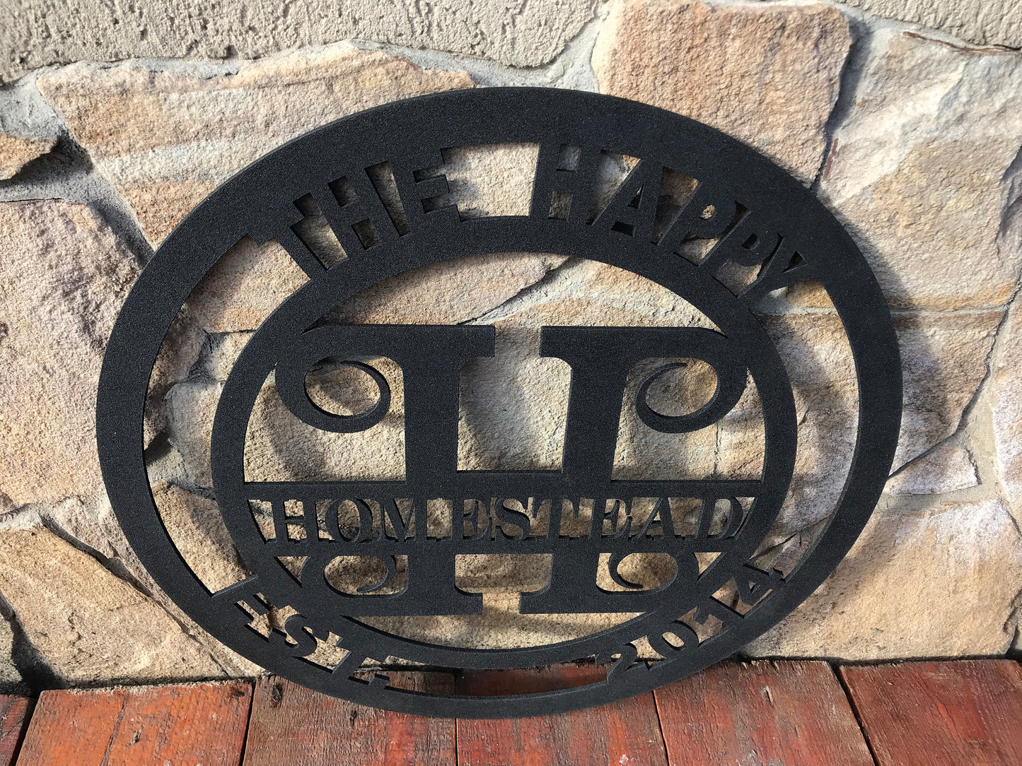 Monogram sign, name sign, family established, family monogram sign, door hanger, surname sign, door wreath, custom sign, last name, monogram