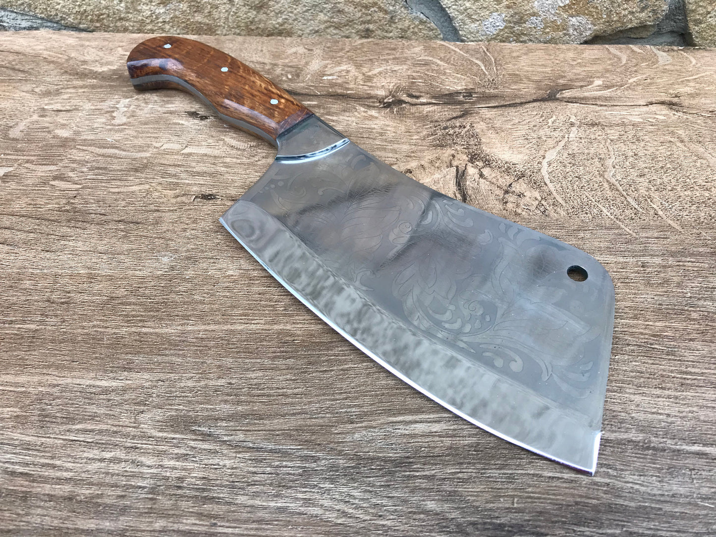 Stainless steel butcher knife, engraved knife, meat knife, meat cleaver, chef knife, kitchen knife, cook knife, chef gifts, meat chopper