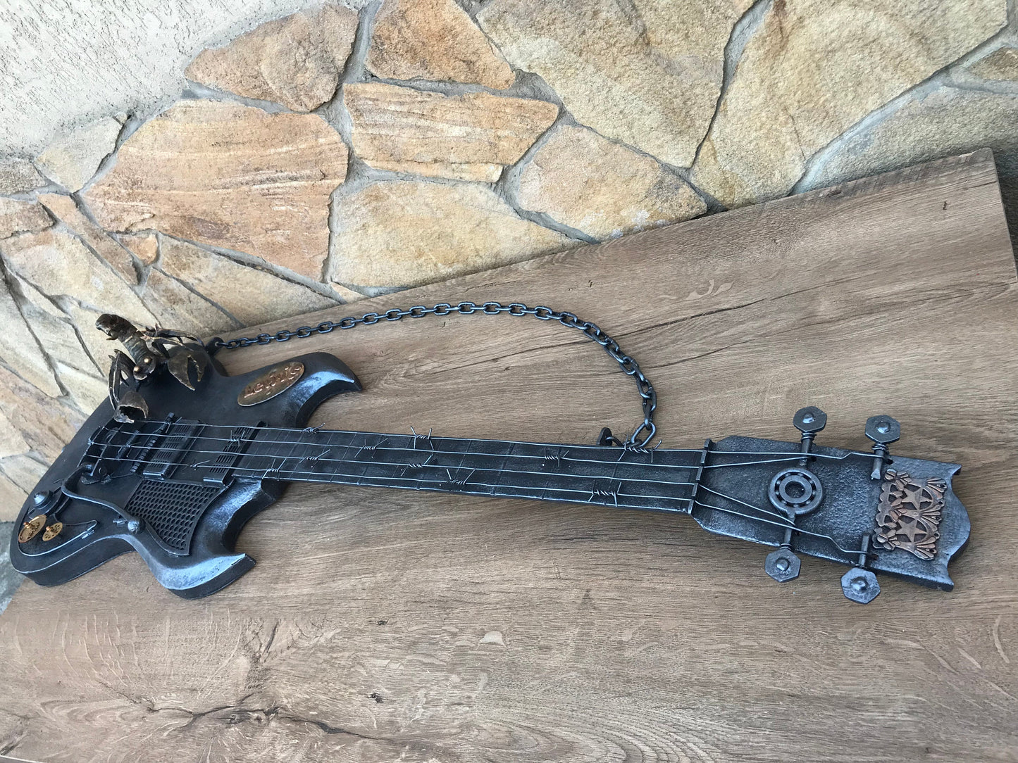 Gibson guitar, guitar, steampunk guitar, guitar player gift, music, bass guitar, musician gift, boyfriend gift, electric guitar, guitar gift