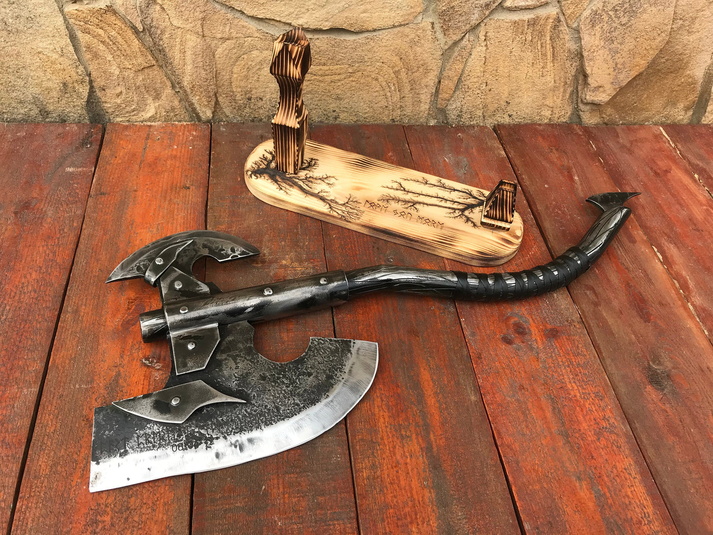 Viking axe, mens gifts, viking armor, runes art, runes amulet, runes decor, runes etched, runes gift for boyfriend, anniversary, holiday,dad
