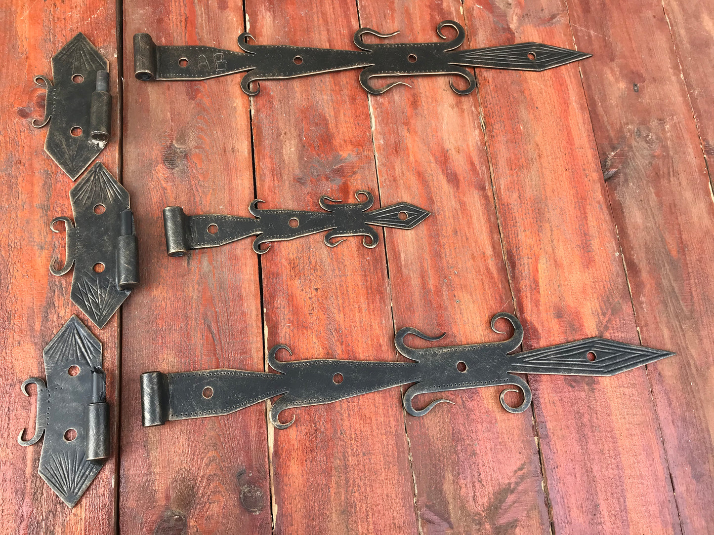Door hardware, door accessories, door handle, door knocker, hinges, metal grate, door pull, blacksmith hardware, knob, entrance door pull