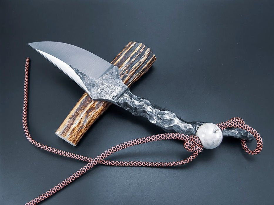 Viking knife, hand forged knife, steel knife, knife gift, knife, tools, instruments, iron gift, BBQ knife, dad gift,wedding gift, viking axe