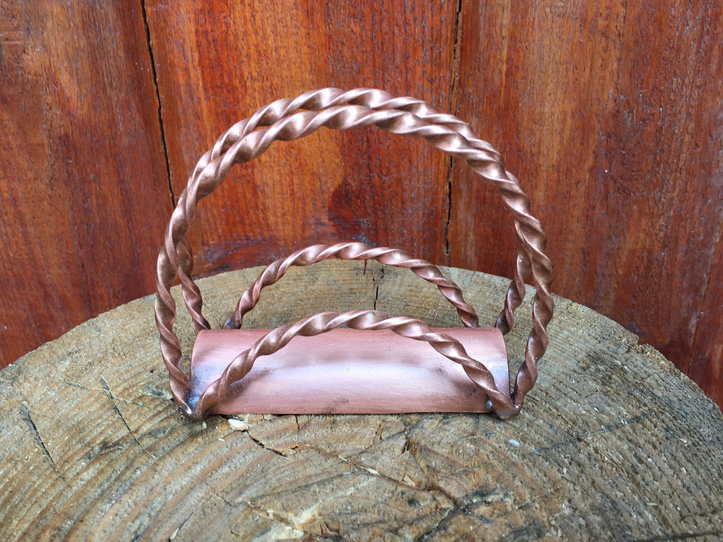 7th anniversary gift, napkin holder, copper gifts, 7 year gifts, copper napkin holder, copper anniversary, copper wedding, love talisman