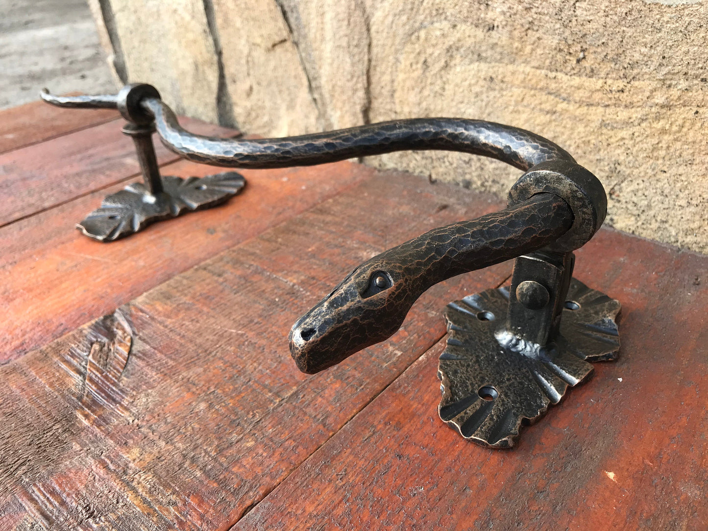 Door knocker, snake door knocker, snake door handle, snake decor, barn door handle, snake gift, snake lover,door pull,iron snake,wild nature