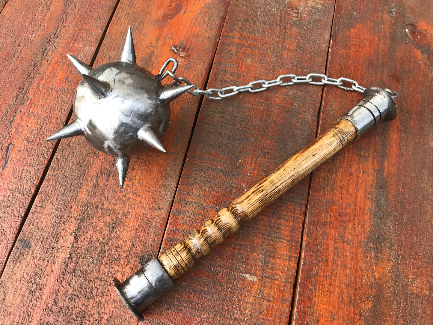 War mace, viking mace, hand crafted mace, mace, flail, chain flail, medieval weapon, viking weapon, viking axe, mens gifts, gift for men,axe
