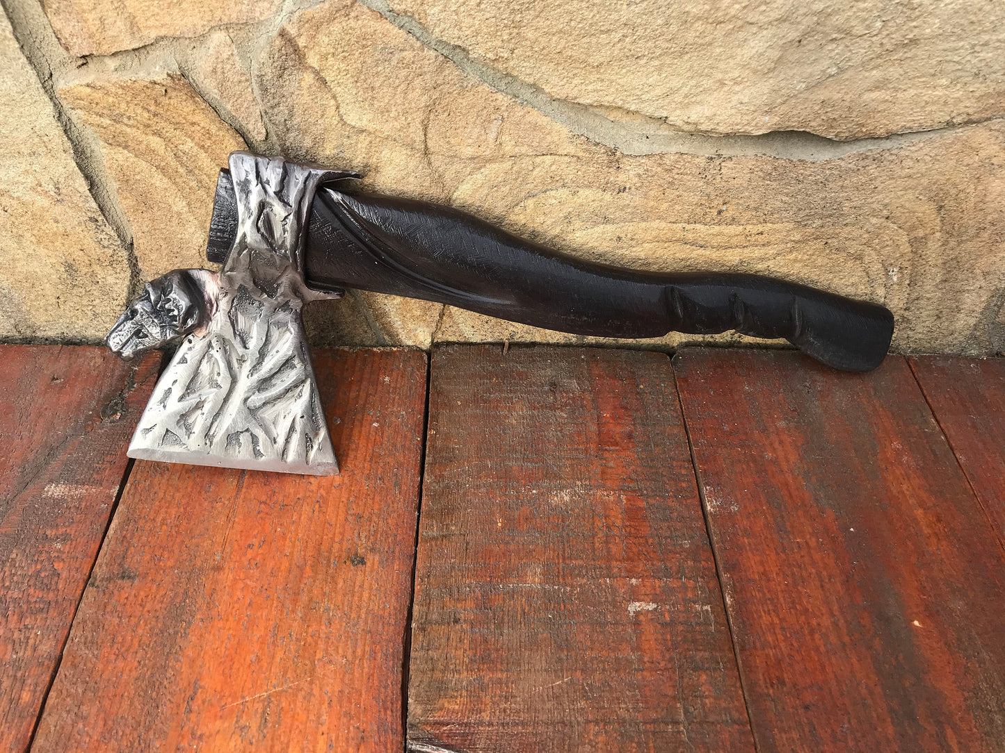 Mens gift, Fenrir, mens anniversary gift, mens birthday gift, 6th anniversary, 11th anniversary,groomsman gift,viking axe,hatchet,wolf gifts