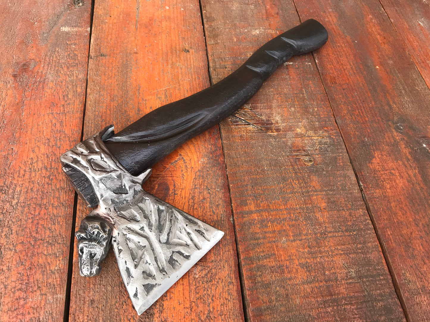 Mens gift, Fenrir, mens anniversary gift, mens birthday gift, 6th anniversary, 11th anniversary,groomsman gift,viking axe,hatchet,wolf gifts