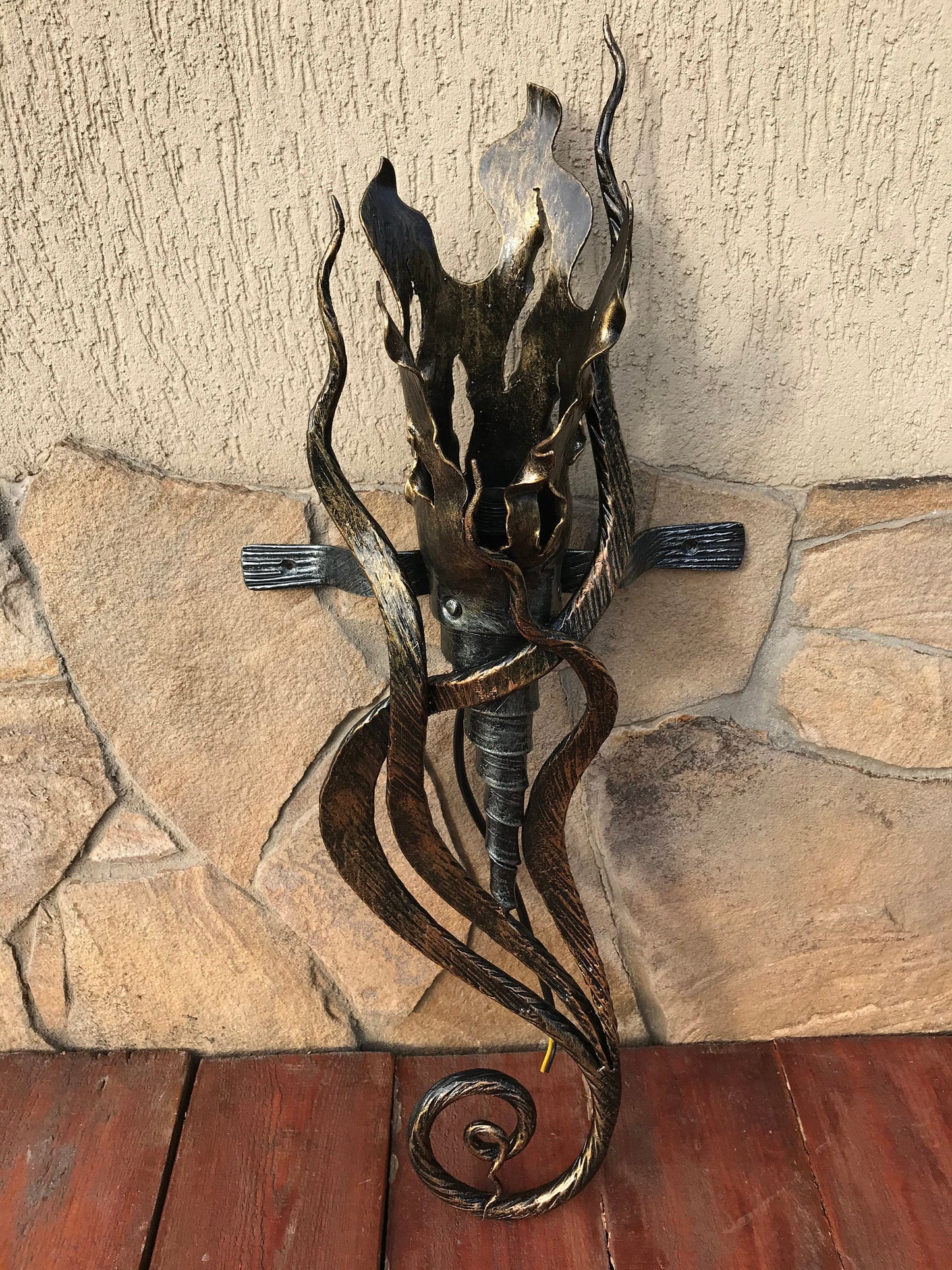 Wall sconce, Olympic torch, hanging sconces, sconces, viking, midcentury lamp, viking lamp, viking lantern, medieval lantern, torch lantern