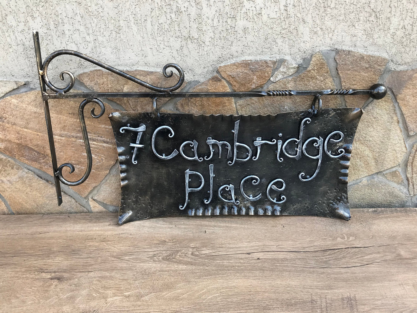 Plaque, metal plaque, sign, metal sign, custom sign, custom plaque, plaques and signs, house number plaque, house plaque, house number sign