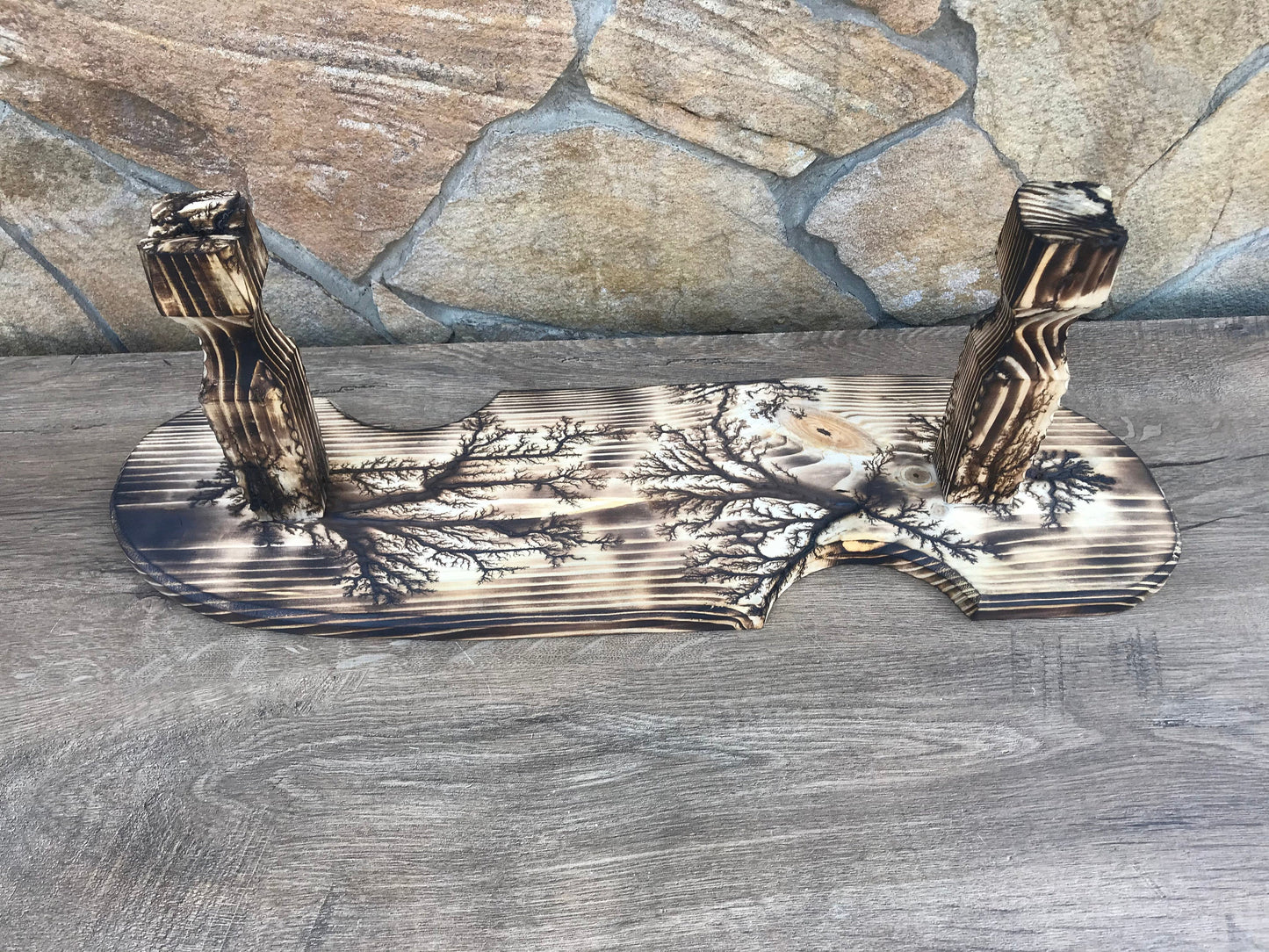 Trident holder, trident stand, wooden holder, wooden stand, holder, stand, trident, mermaid trident, Poseidon trident, Neptune trident