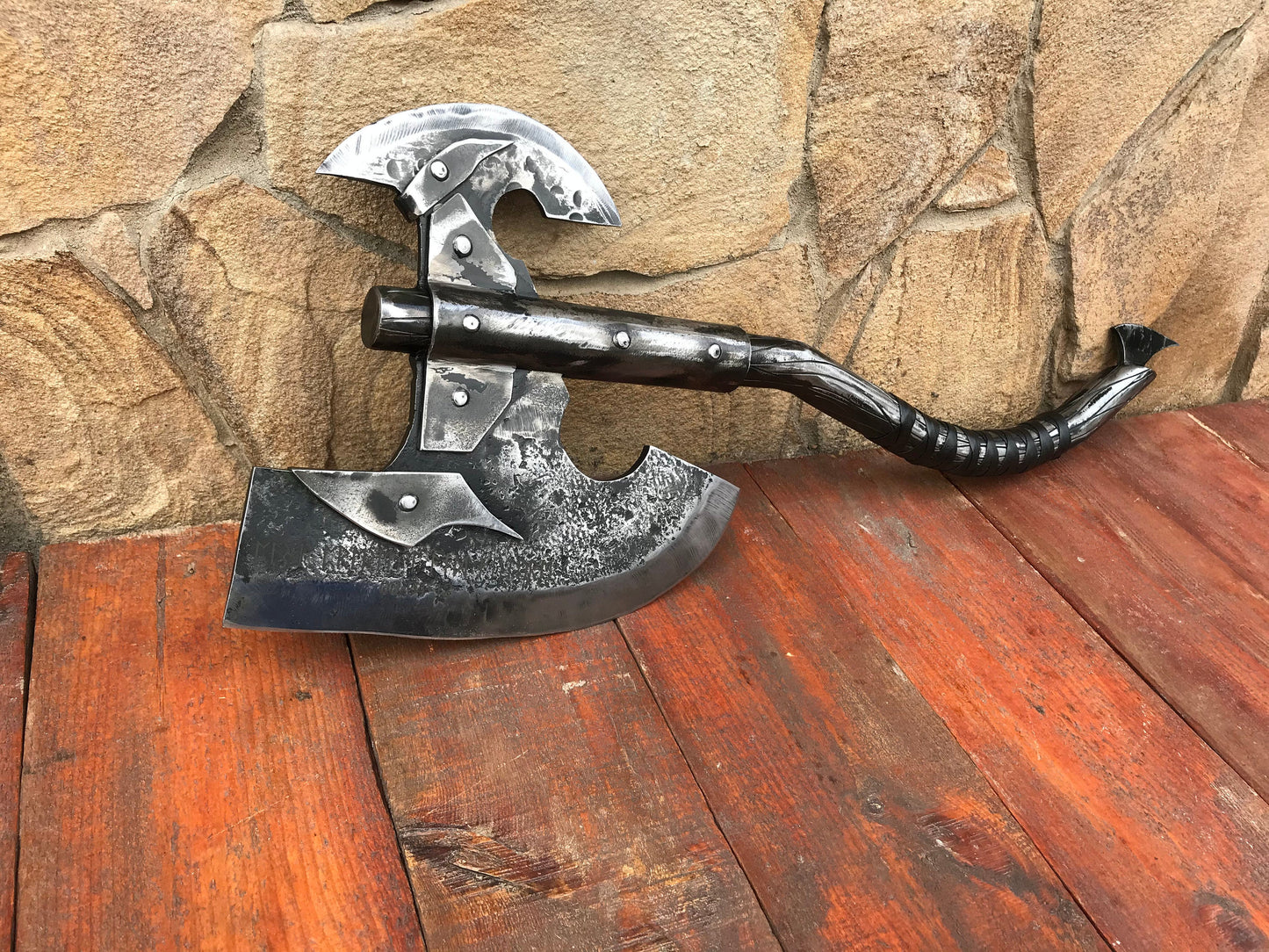 Viking axe, mens gifts, viking armor, runes art, runes amulet, runes decor, runes etched, runes gift for boyfriend, anniversary, holiday,dad