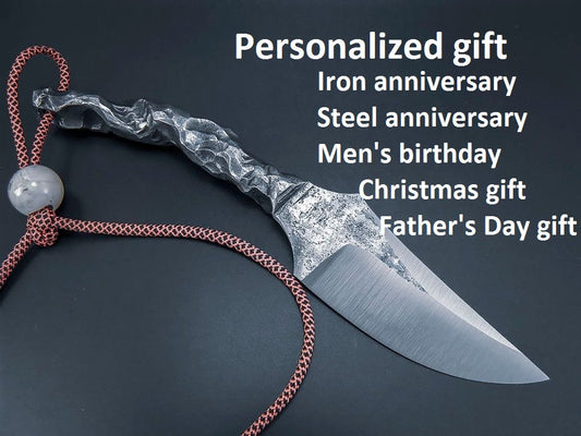 Viking knife, hand forged knife, steel knife, knife gift, knife, tools, instruments, iron gift, BBQ knife, dad gift,wedding gift, viking axe