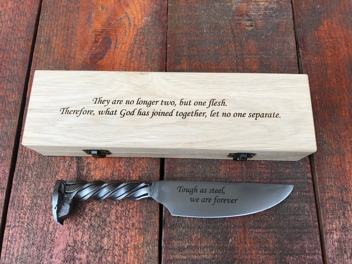 Steel anniversary, 11th anniversary, railroad spike knife,iron anniversary,11 year anniversary,dagger,steel gift for him,wedding anniversary