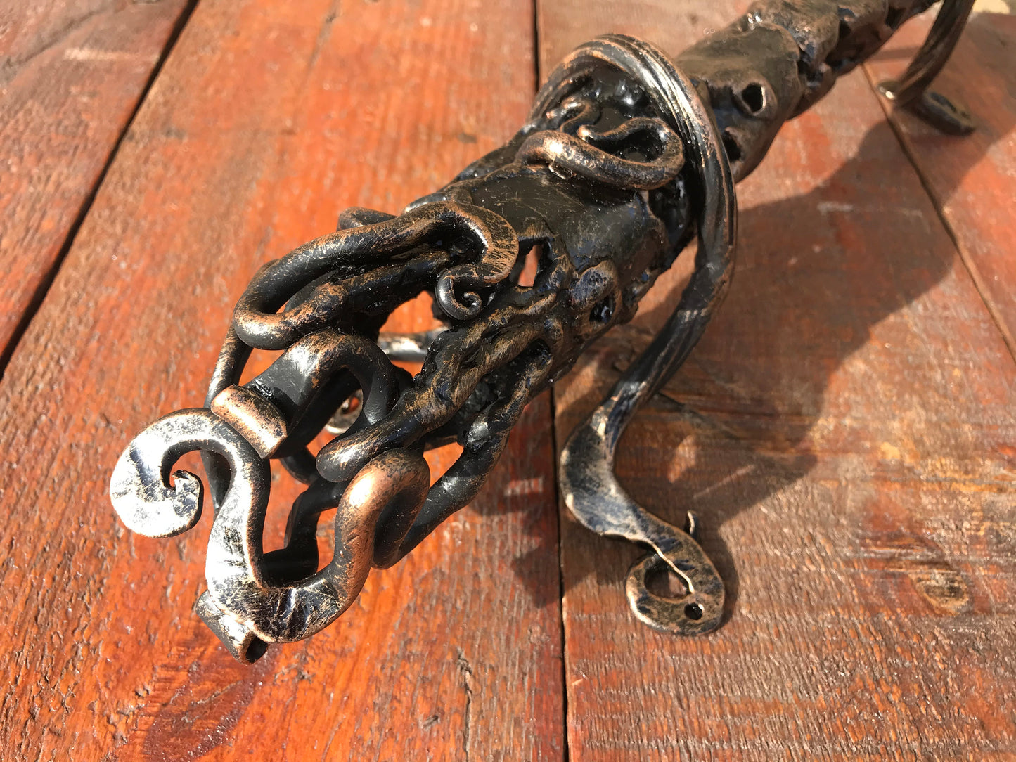 Barn door handle, iron anniversary gift for him, door pulls, barn door pull, hand forged door pull, iron gate pull, barn door pull handle,