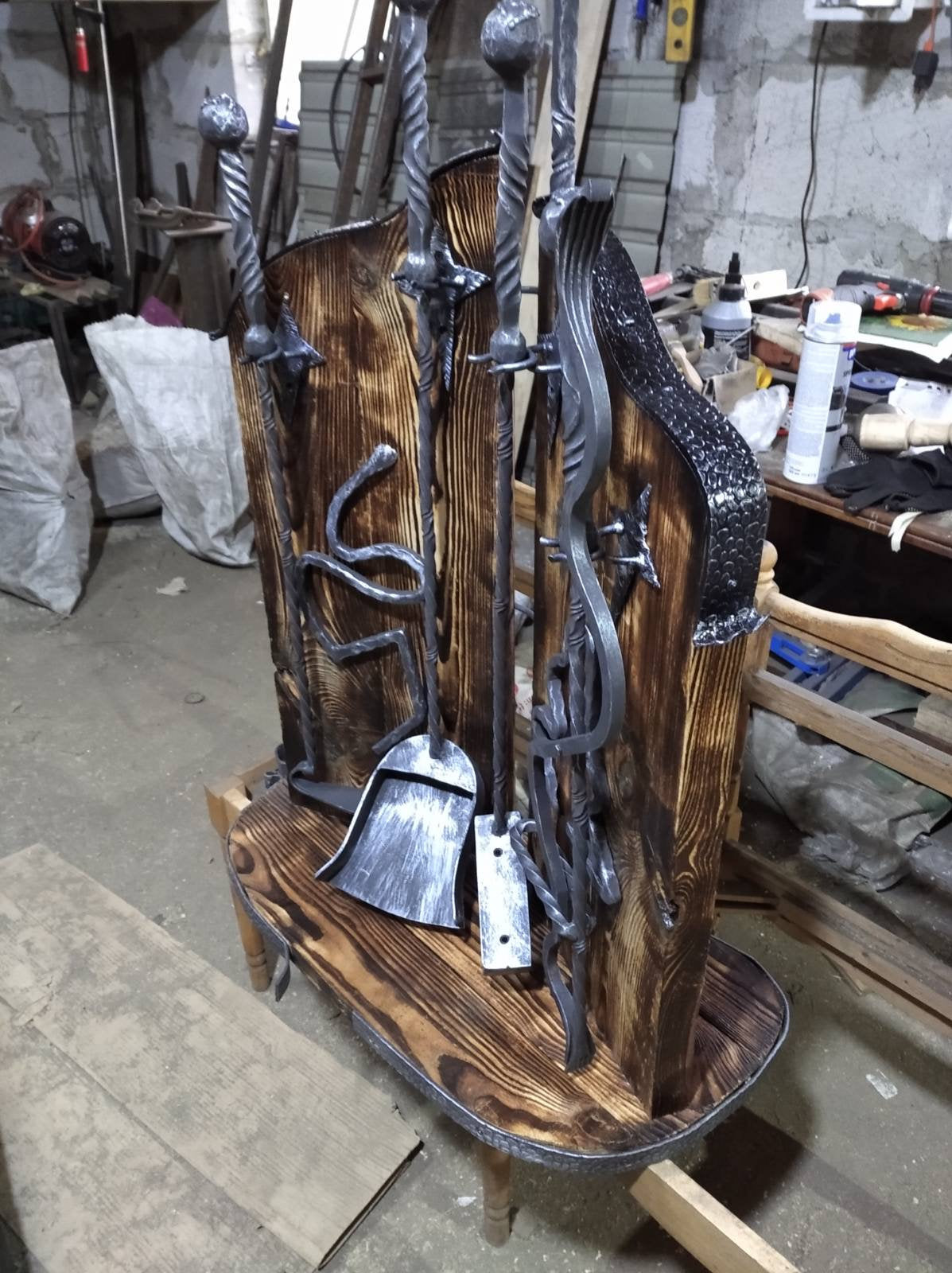 Fireplace tools, fireplace tool set, fireplace, fireplace accessories, fire poker, log holder, firewood holder, fireplace, fire tools, axe