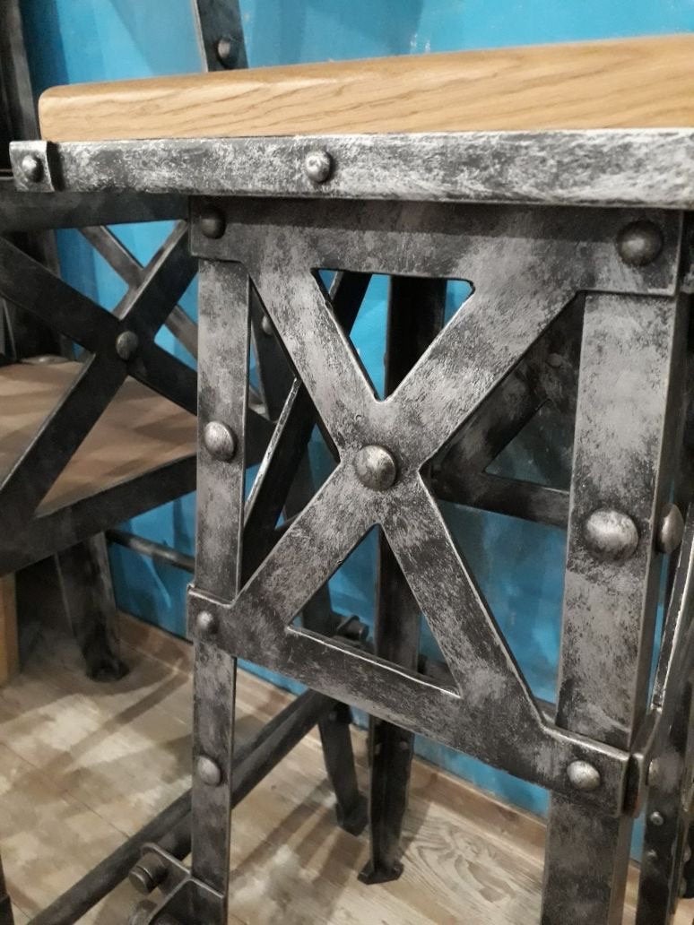 Bar furniture set, loft furniture, bar furniture, chair, table, stool, bar decor, restaurant decor, restaurant furniture, steampunk, loft