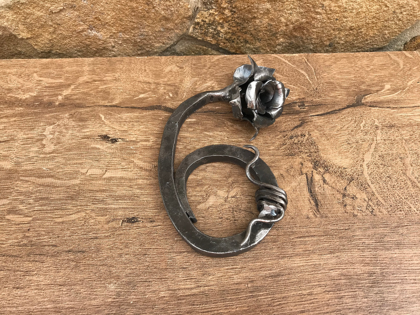 iron anniversary, 6th anniversary gift,hand forged six,iron rose,forged gifts,iron six,metal six,6 year anniversary,iron gift,iron gift idea