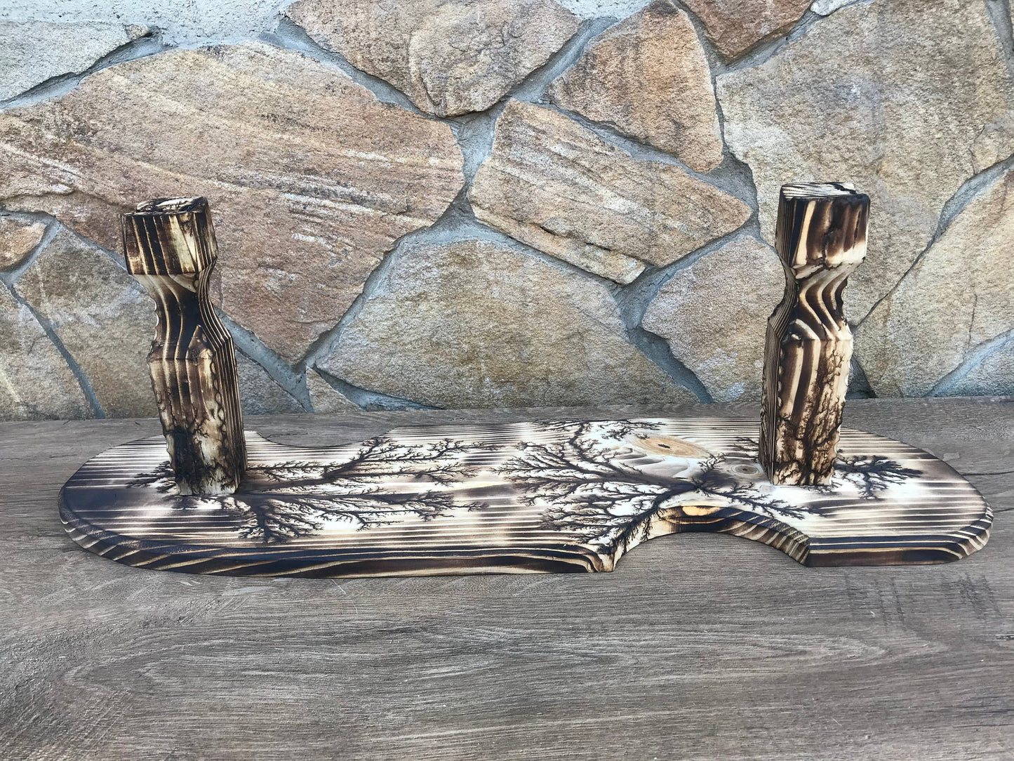 Trident holder, trident stand, wooden holder, wooden stand, holder, stand, trident, mermaid trident, Poseidon trident, Neptune trident