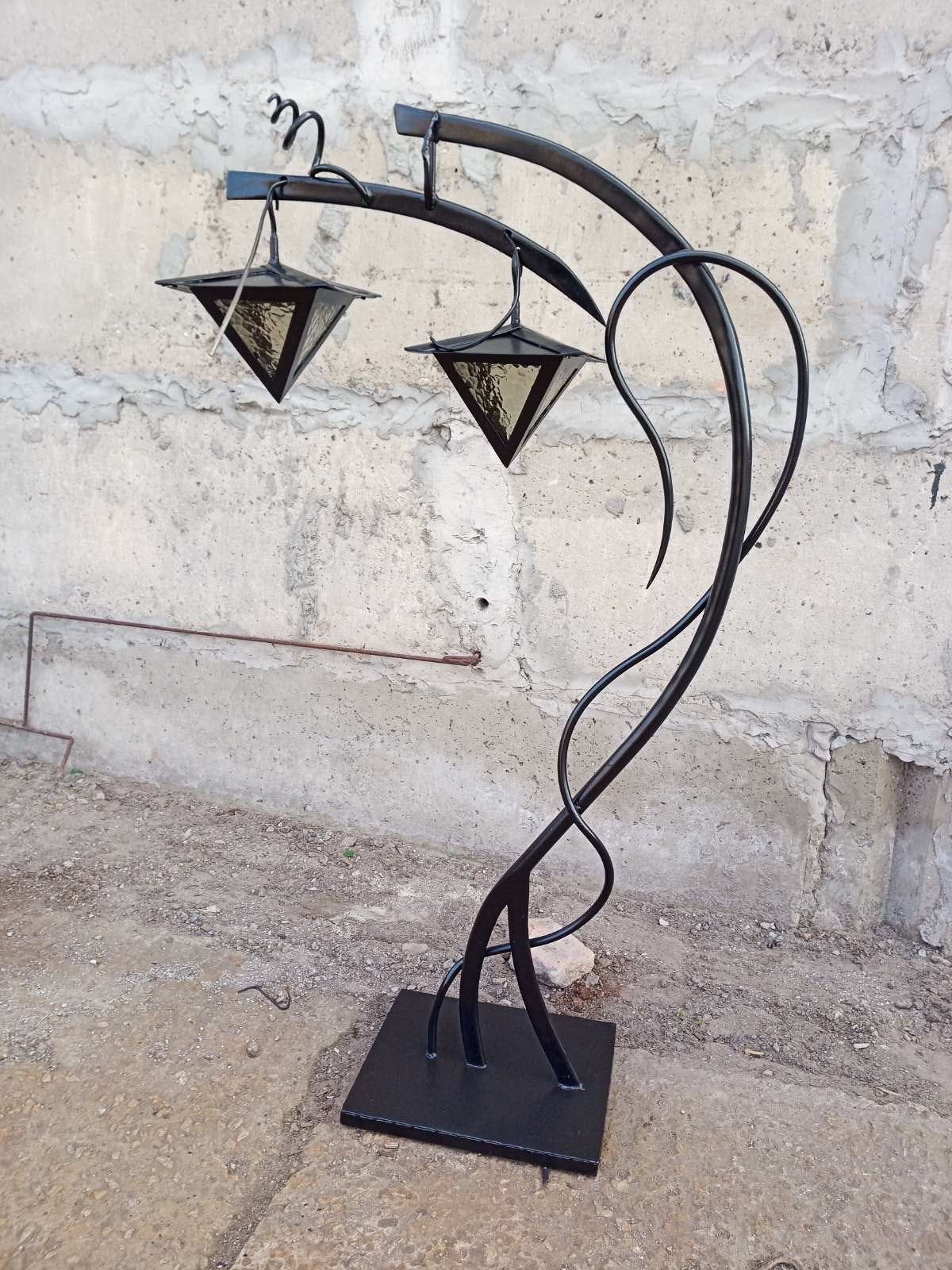 Garden lights, garden lamp, outdoor lantern, outdoor lighting, garden art, fairy garden, fairy home decor, sconce light, garden gift