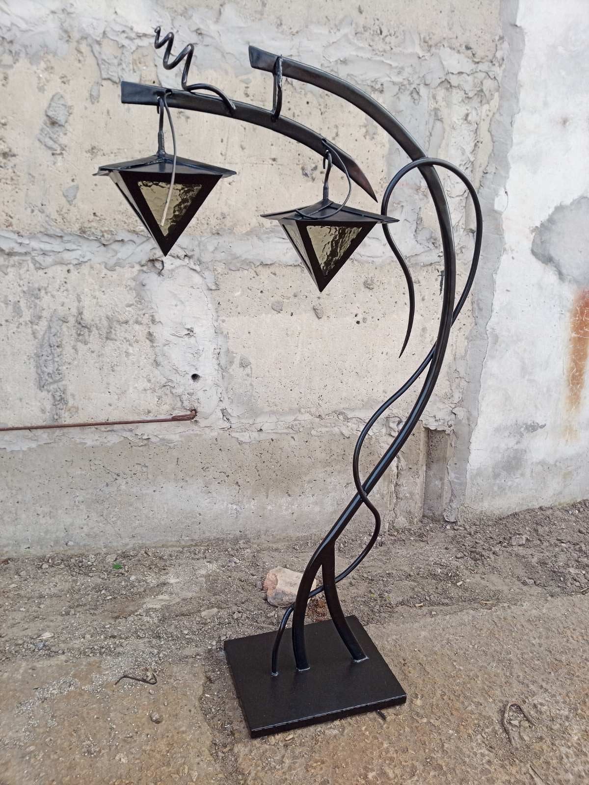 Garden lights, garden lamp, outdoor lantern, outdoor lighting, garden art, fairy garden, fairy home decor, sconce light, garden gift