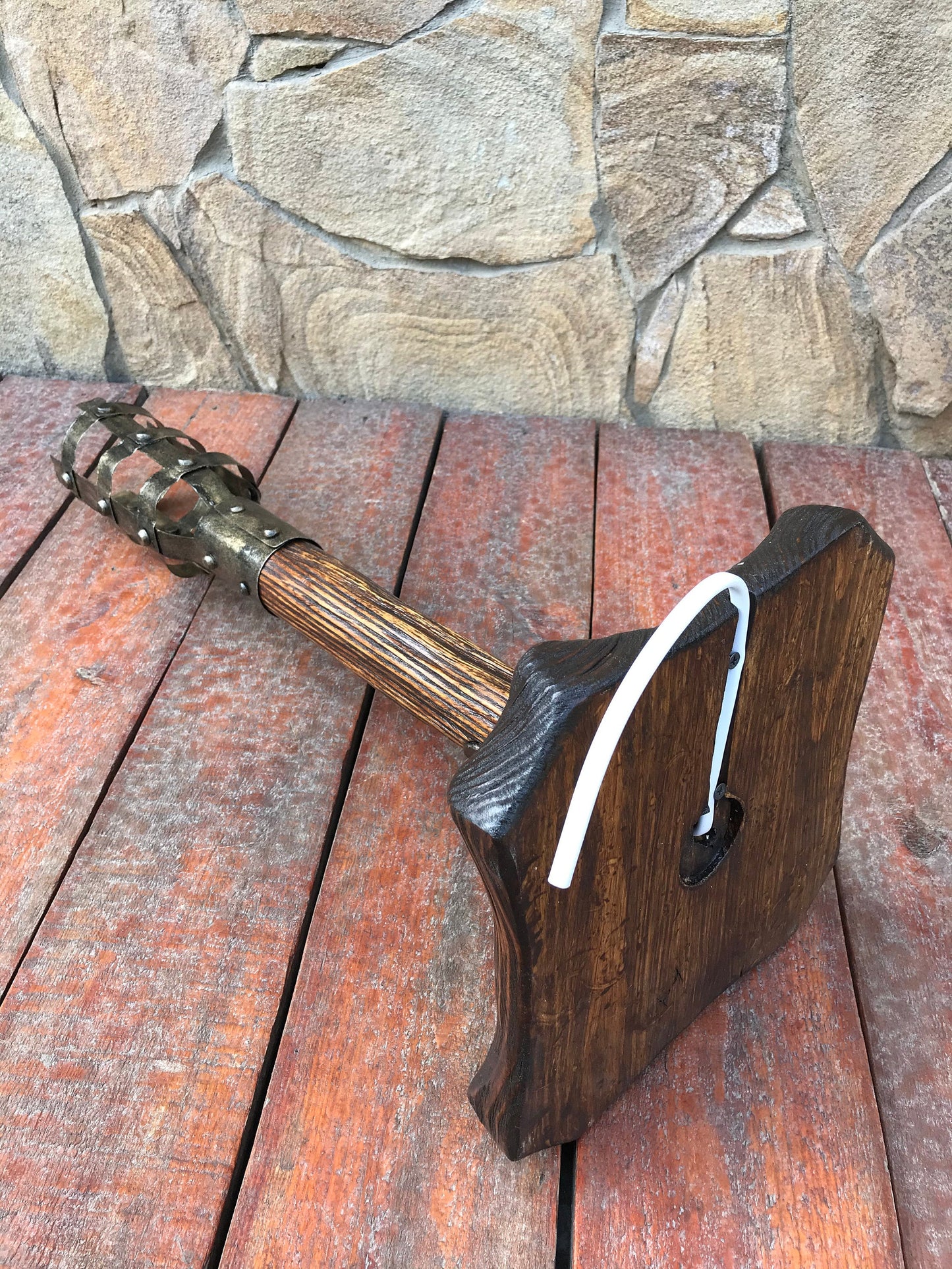 Viking lantern, viking torch, viking lamp, hand forged lamp, hand forged lantern, table lamp, medieval lamp, rustic lantern,medieval lantern