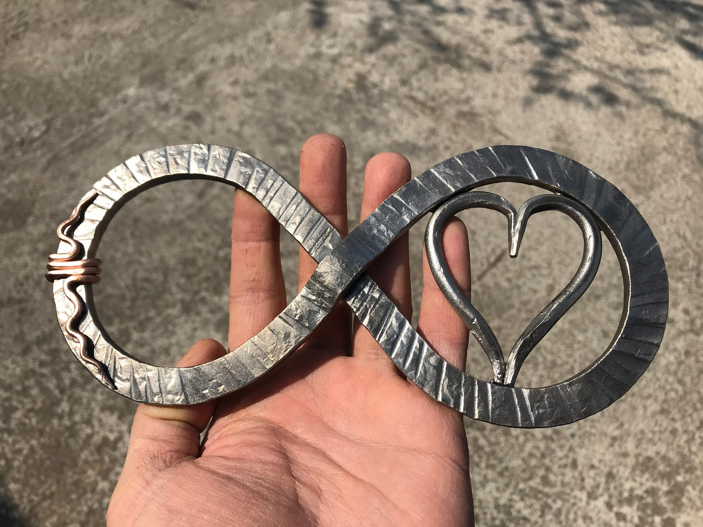 11th anniversary gift, steel anniversary gift, steel anniversary, eleventh anniversary, steel infinity, steel gift idea, steel infinity sign