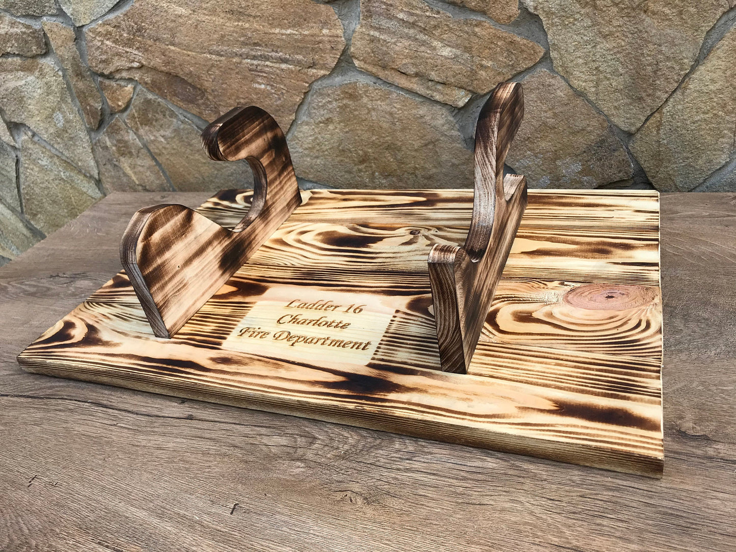 Axe holder, wooden gift, axe stand, axe display, axe hook, wooden anniversary, 5th anniversary,viking axe,hatchet,axe,mens gift,gift for men