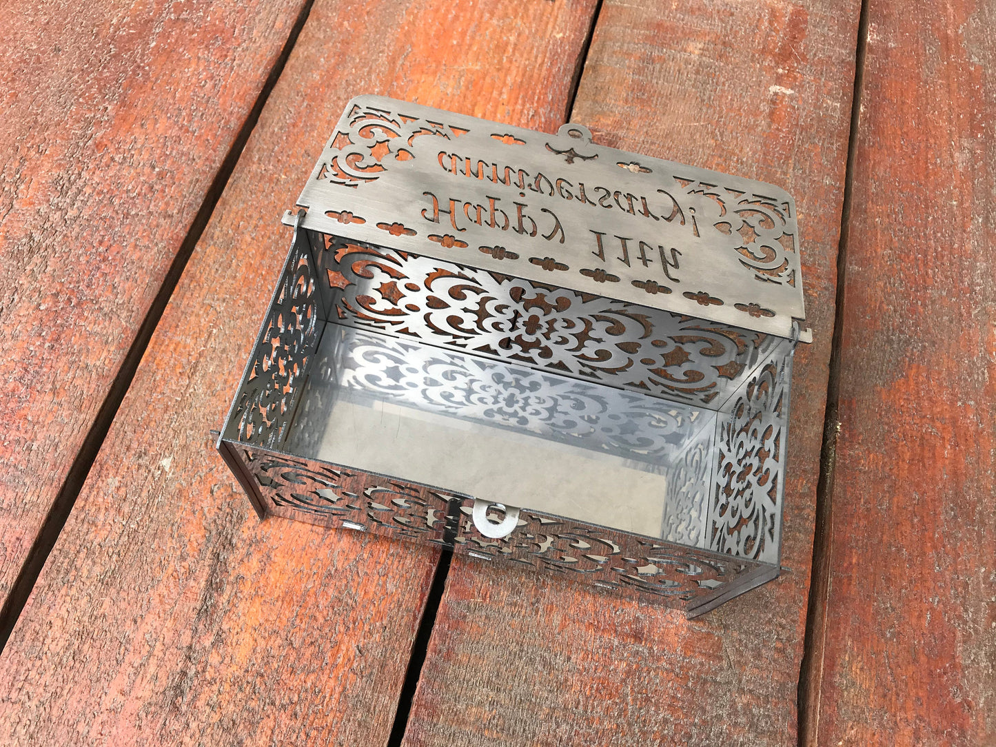 11th anniversary gift, steel anniversary gift, steel anniversary, eleventh anniversary, steel box, steel gift idea, steel casket,jewelry box