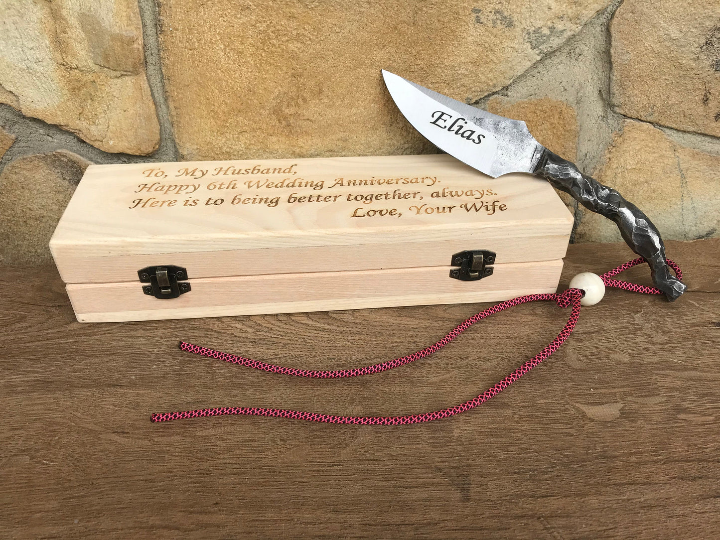 6 year anniversary, gift for husband, knife gift, 6th anniversary,6th anniversary gift for him,iron gift for him,iron gift idea,personalized