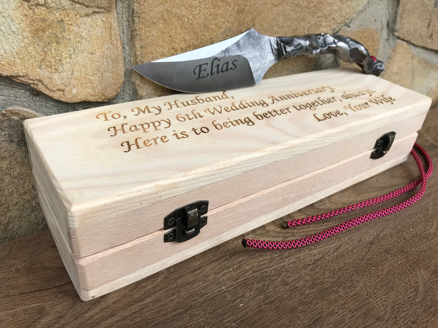 6 year anniversary, gift for husband, knife gift, 6th anniversary,6th anniversary gift for him,iron gift for him,iron gift idea,personalized