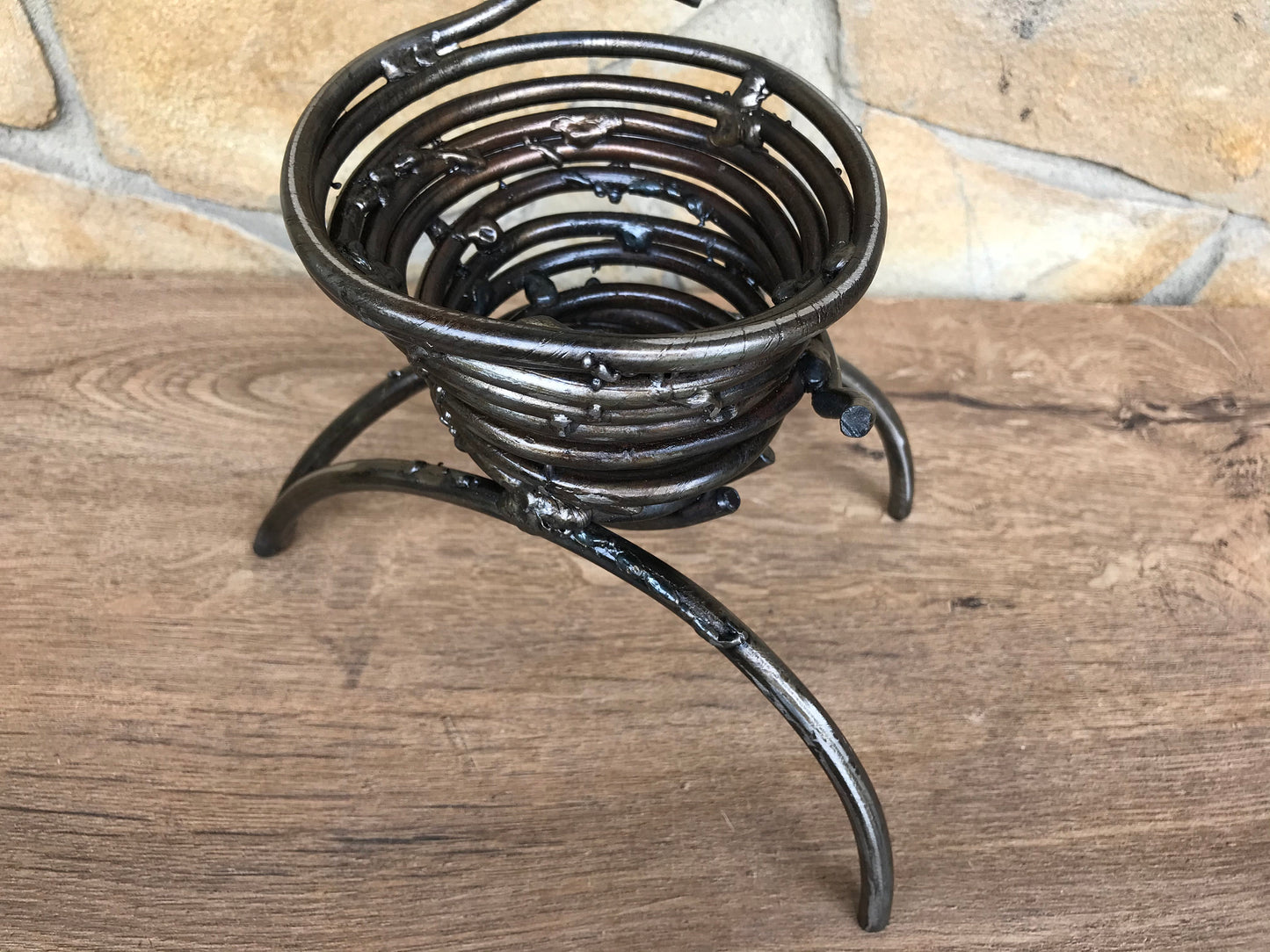 Iron anniversary gift, gift for mom, Christmas gift, gift for wife, jewelry storage, 6th anniversary gift, iron gift, birthday gift, bird