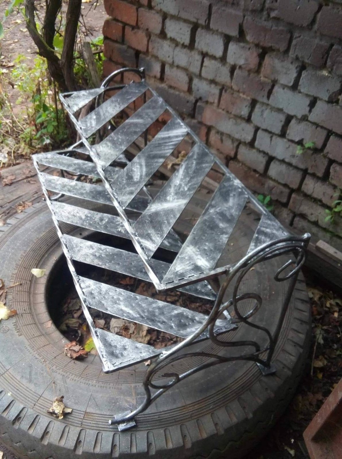 Shoe stand, entryway furniture, shoe bench, metal furniture, iron gift, iron anniversary, 6th anniversary, Christmas gift,shoe rack,birthday