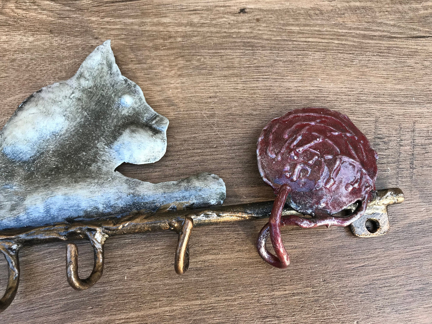 Hook, cat, pet lover gift, cat lover gift, wall hook, cat decor, iron gift, gift for kid, gift for grandma, gift for children,birthday gift