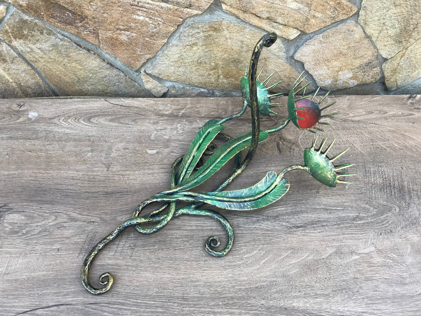 Basket bracket, hanging flower basket, bird feeder, lantern bracket, hook bracket, planter hook, yard art,iron gift,birthday gift,plant hook