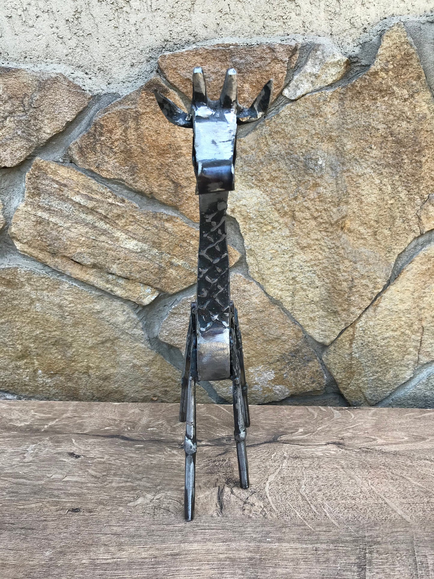 Hand forged giraffe, giraffe, giraffe lover, giraffe, home decor, animal decor, giraffe statue, giraffe toy,giraffe wall decor,giraffe decor