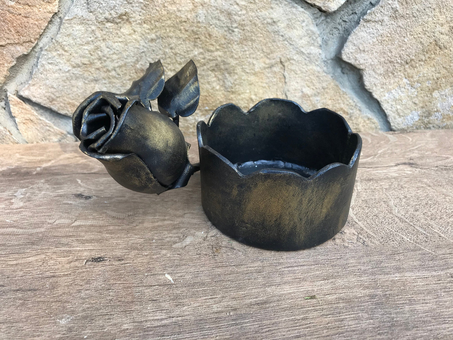Ashtray, ash tray, iron gift for her, 6th anniversary gift, 6 year anniversary, smoker, cigarettes, cigar holder, cigar case, cigar tray
