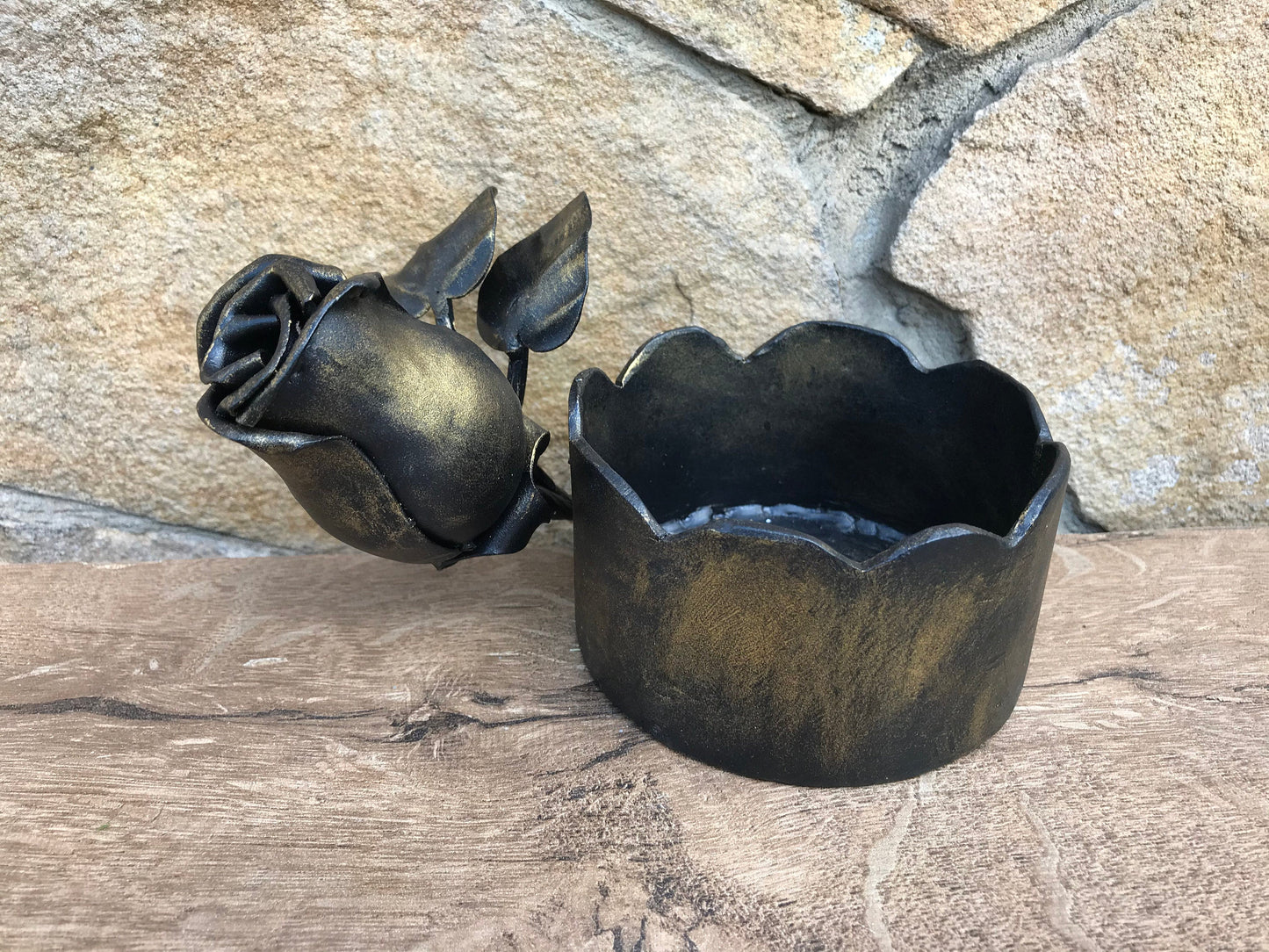 Ashtray, ash tray, iron gift for her, 6th anniversary gift, 6 year anniversary, smoker, cigarettes, cigar holder, cigar case, cigar tray