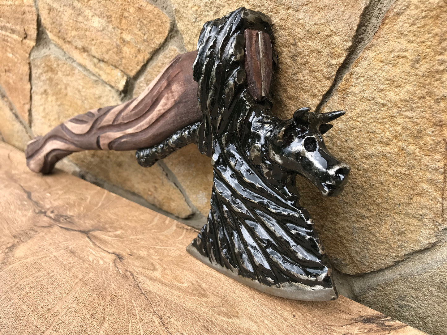 Axe, ox, bull, 11th anniversary, animal, mens gift, wild life, 6th anniversary,groomsman gift,viking axe, hatchet,christmas gift,Fathers day