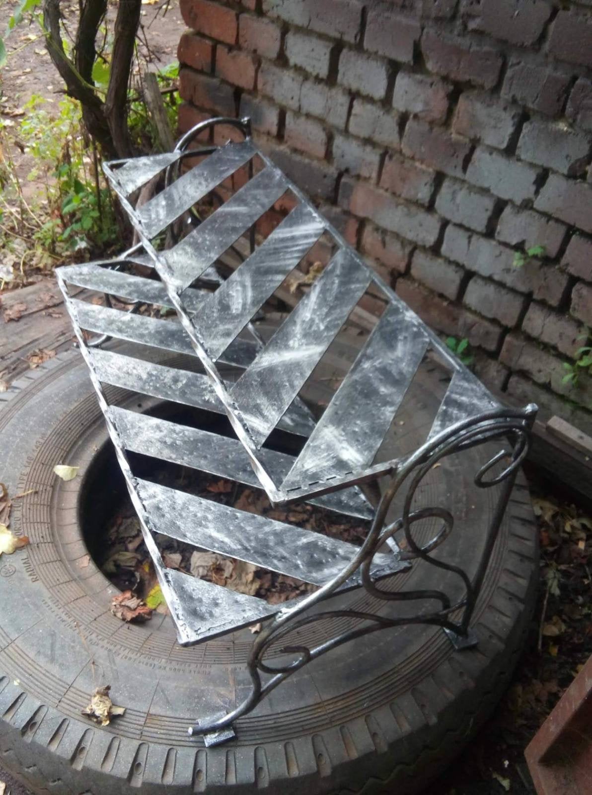 Shoe stand, entryway furniture, shoe bench, metal furniture, iron gift, iron anniversary, 6th anniversary, Christmas gift,shoe rack,birthday