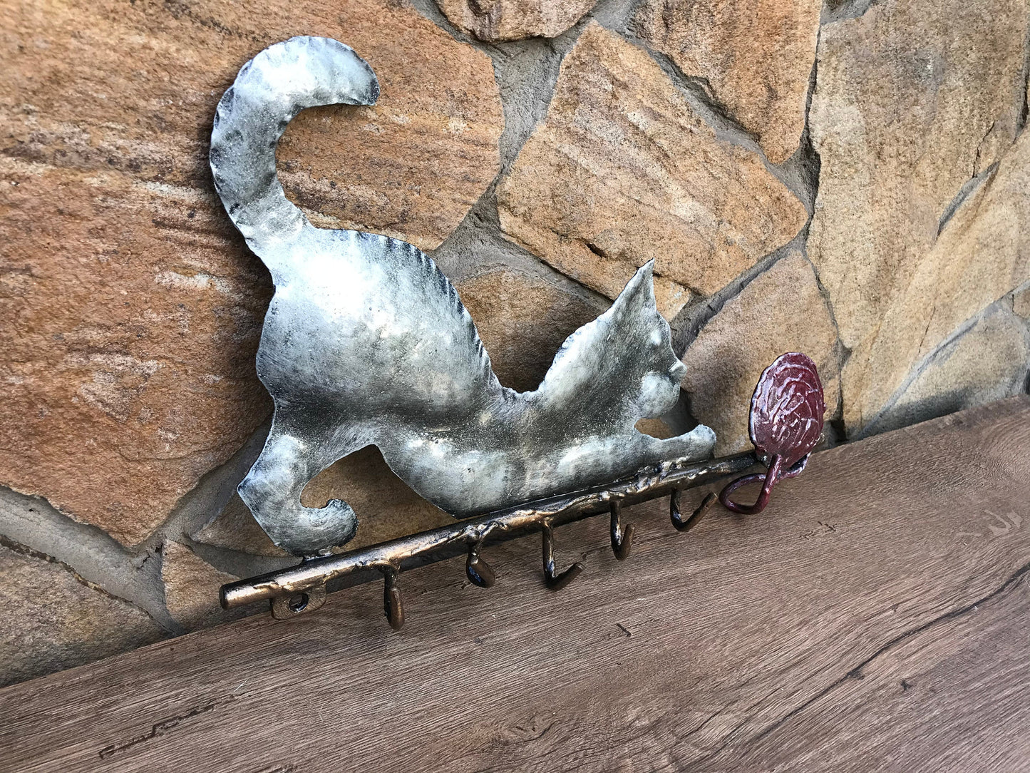 Hook, cat, pet lover gift, cat lover gift, wall hook, cat decor, iron gift, gift for kid, gift for grandma, gift for children,birthday gift