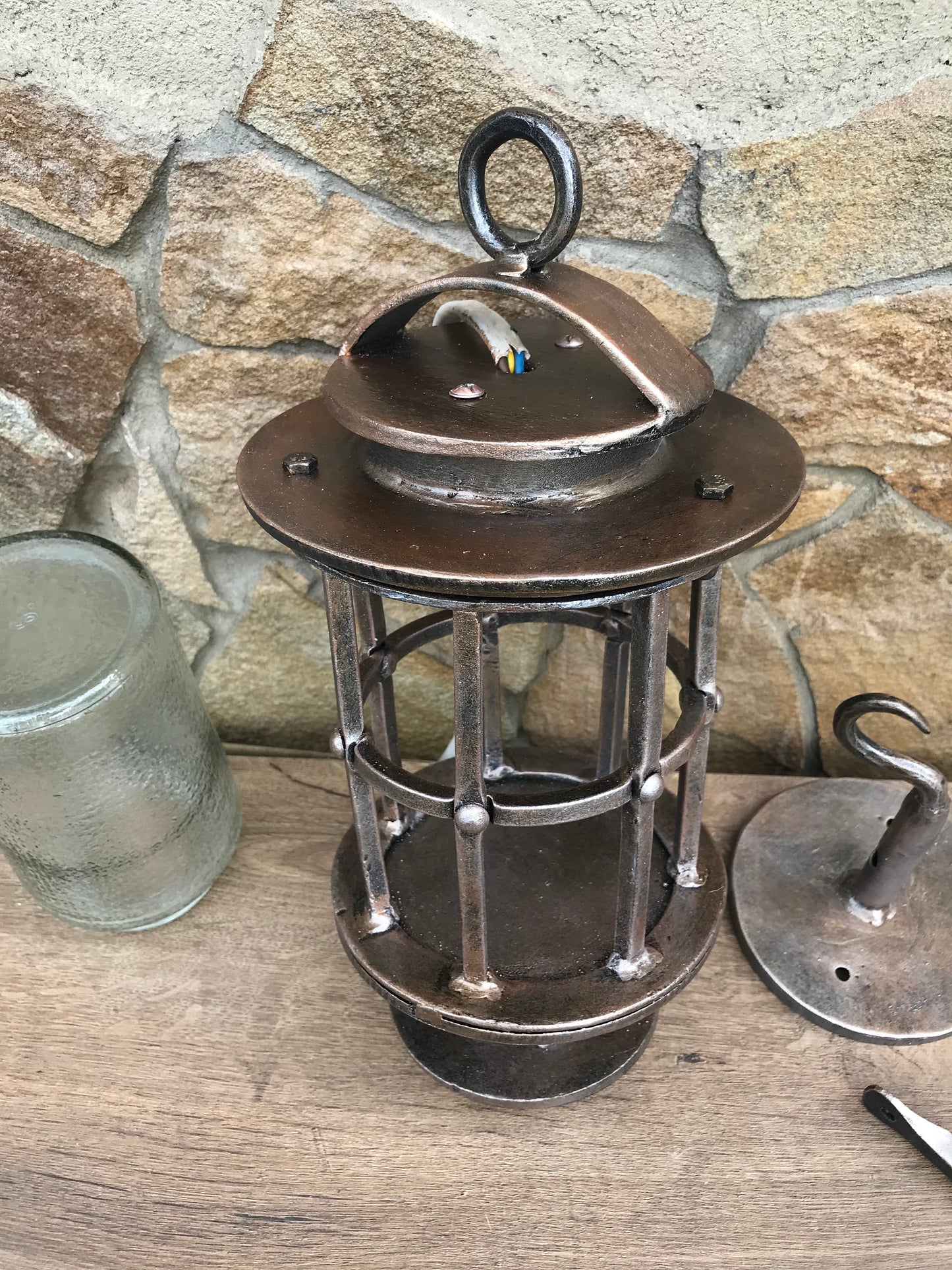 Wall sconce, wall lantern, viking lantern, candle holder, antique lantern, military gift, rustic lamp, Christmas gift, castle decor,medieval