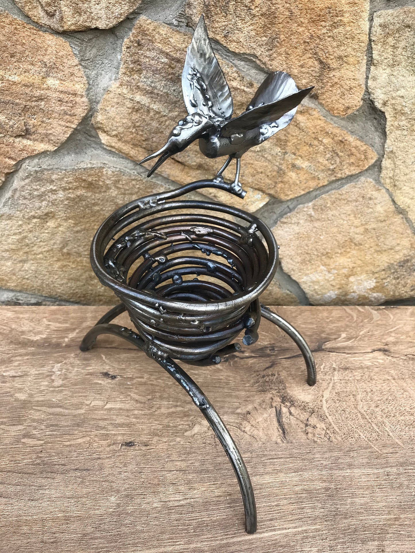 Iron anniversary gift, gift for mom, Christmas gift, gift for wife, jewelry storage, 6th anniversary gift, iron gift, birthday gift, bird