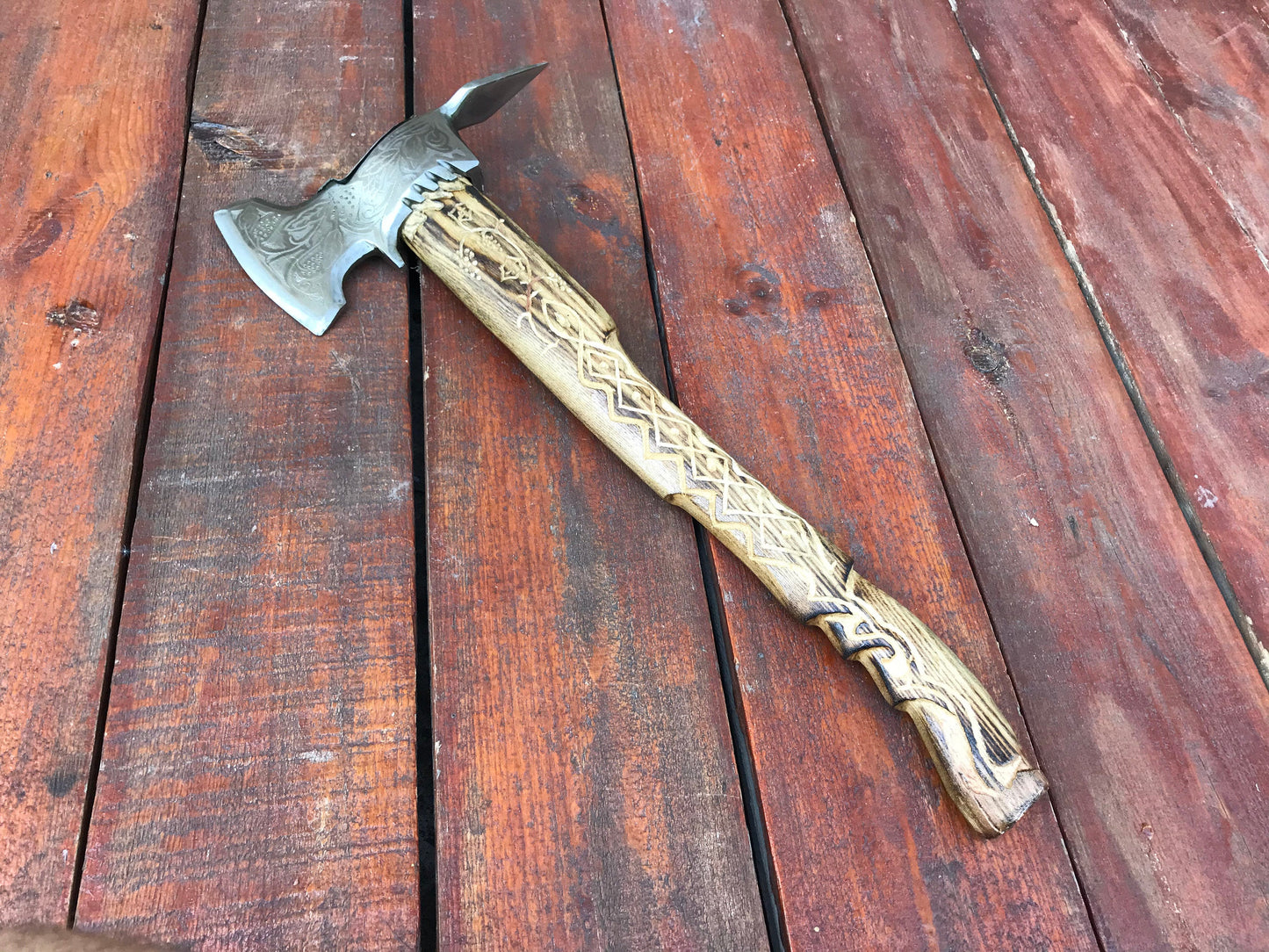 Viking axe, viking hatchet, tomahawk, mens gifts, medieval axe, viking axe warrior, birthday gift for man, rustic pagan hatchet, viking