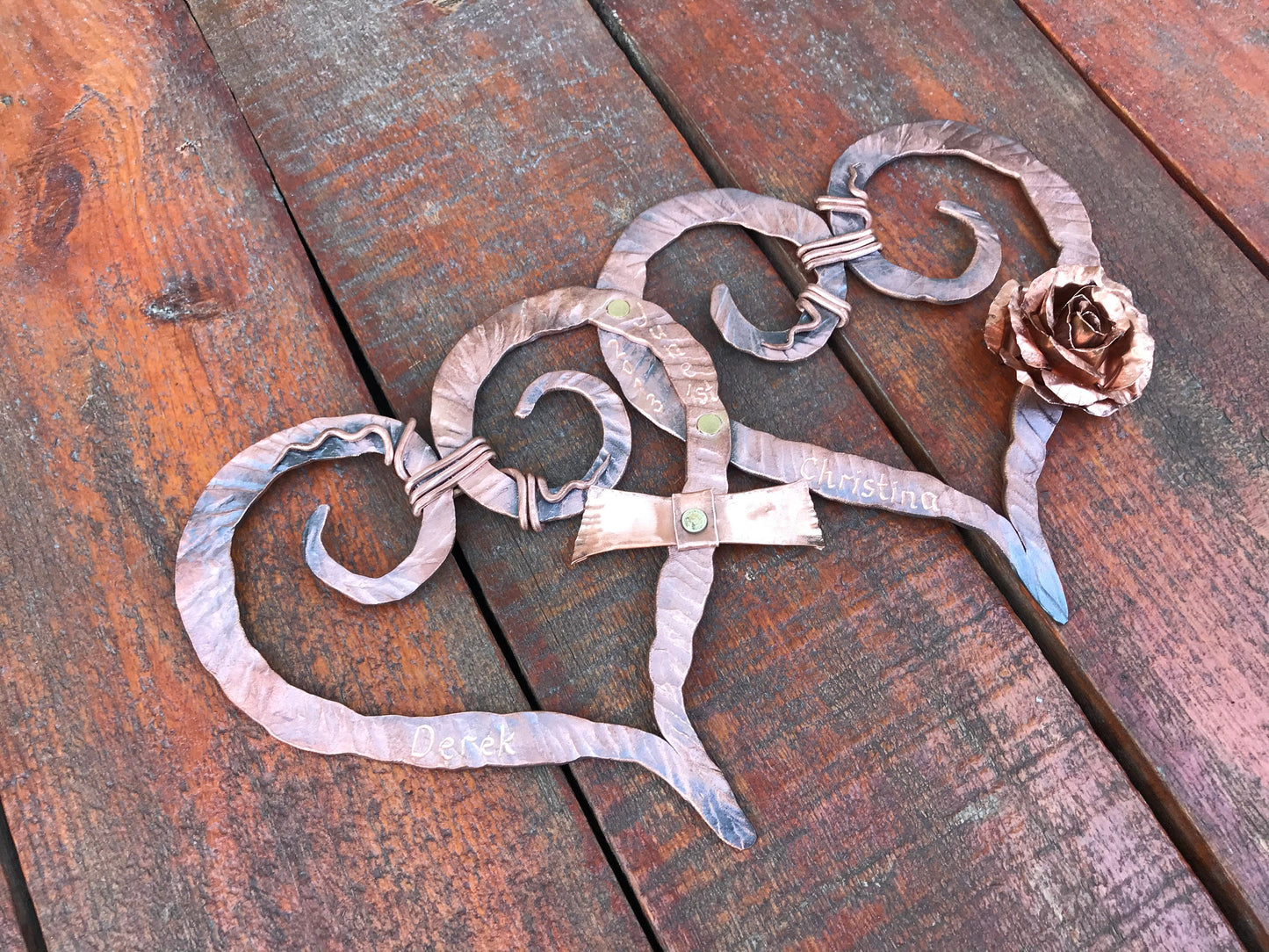 7th anniversary, copper gift, 7 year gift, 7th anniversary gift, copper anniversary gift, copper heart, copper gifts, copper gift for her