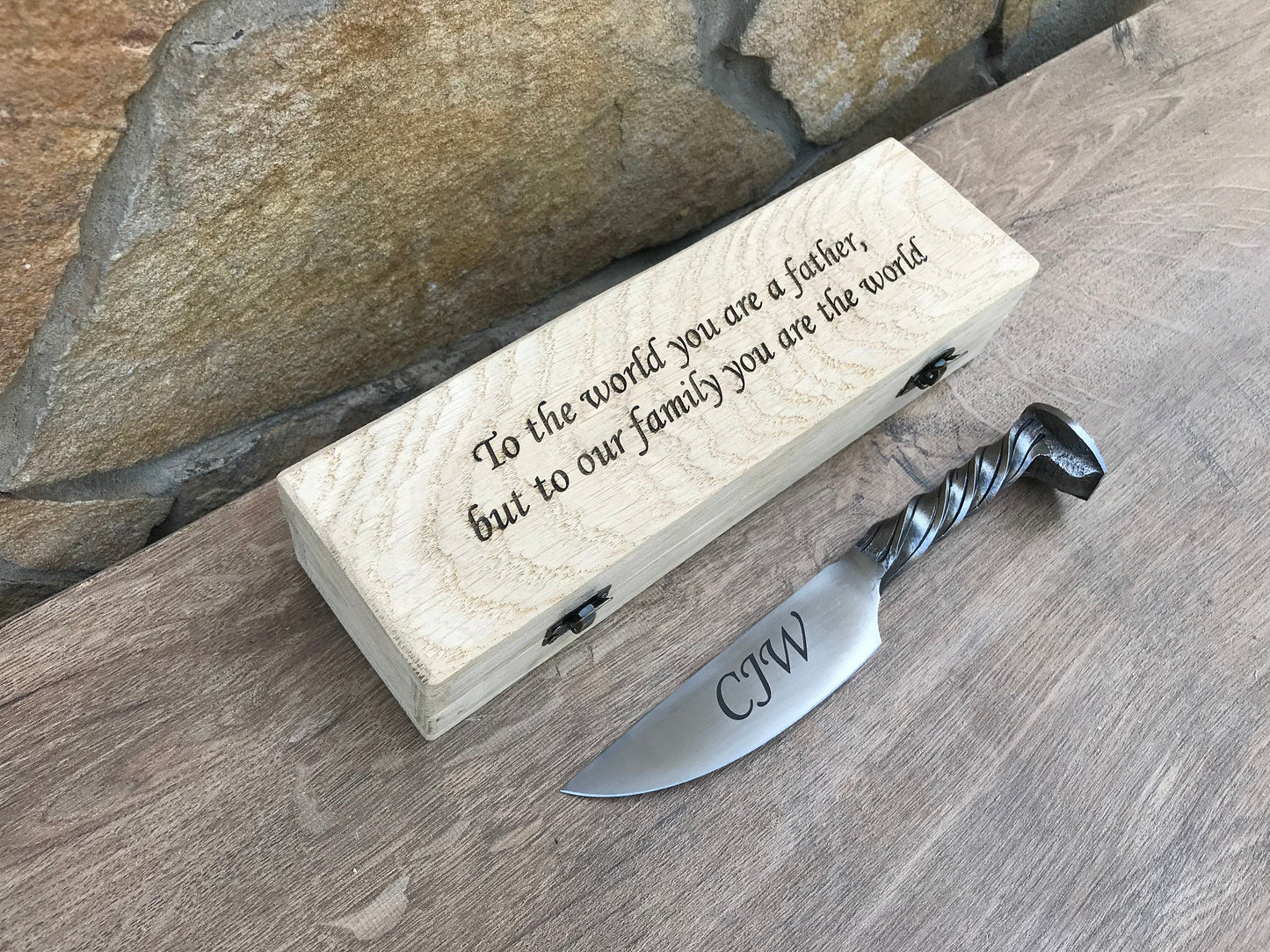 Fathers Day gift, gift for father, gift for dad, dad gift, railroad spike knife, best father, best father gift, gift for grandpa, daddy gift