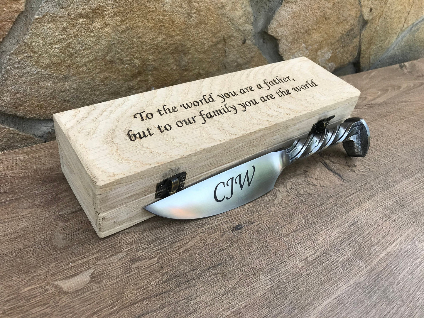 Fathers Day gift, gift for father, gift for dad, dad gift, railroad spike knife, best father, best father gift, gift for grandpa, daddy gift
