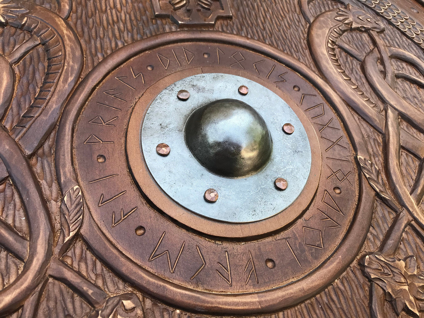 Runic shield, Thor, dragon, triskele, shield, viking shield, medieval, cosplay shield, mens gift,runes,Celtic shield,medieval shield,vikings