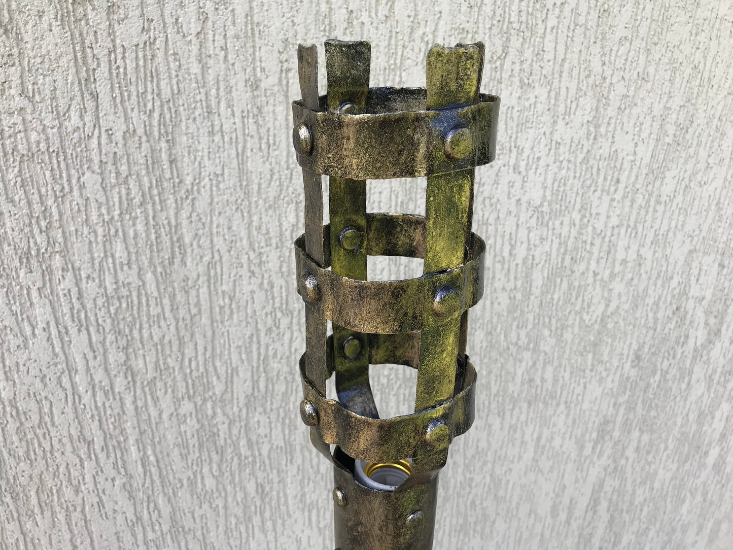 Table lamp, torch, man cave, wedding gift, viking torch, torch lamp, viking lamp, medieval lamp,groomsman gift,bridesmaid gift,newlywed gift