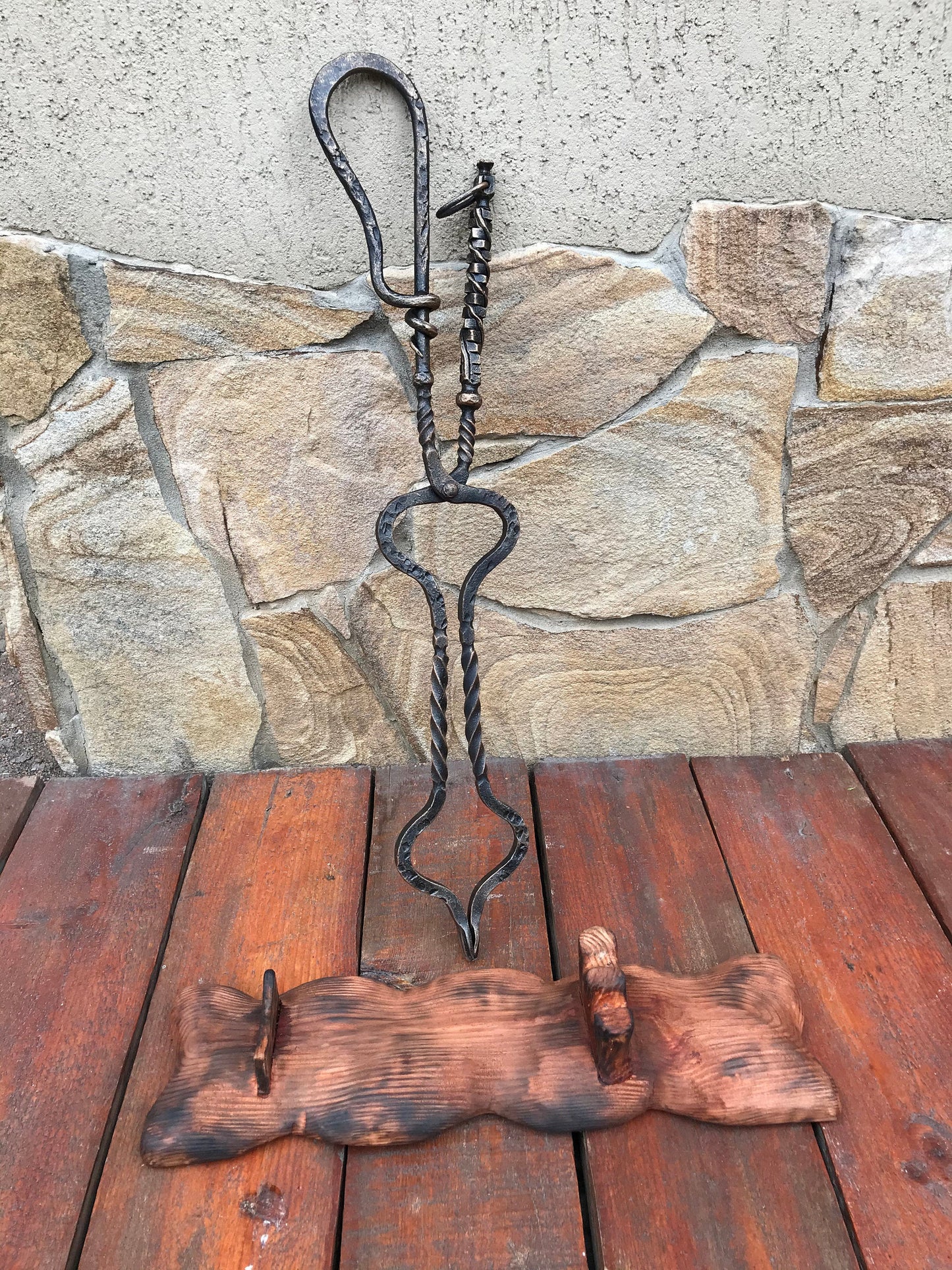 Fireplace tongs, tongs, personalized gift, tools, fireplace tool set, fireplace, fireplace accessories,fire poker,firewood holder,fire tools