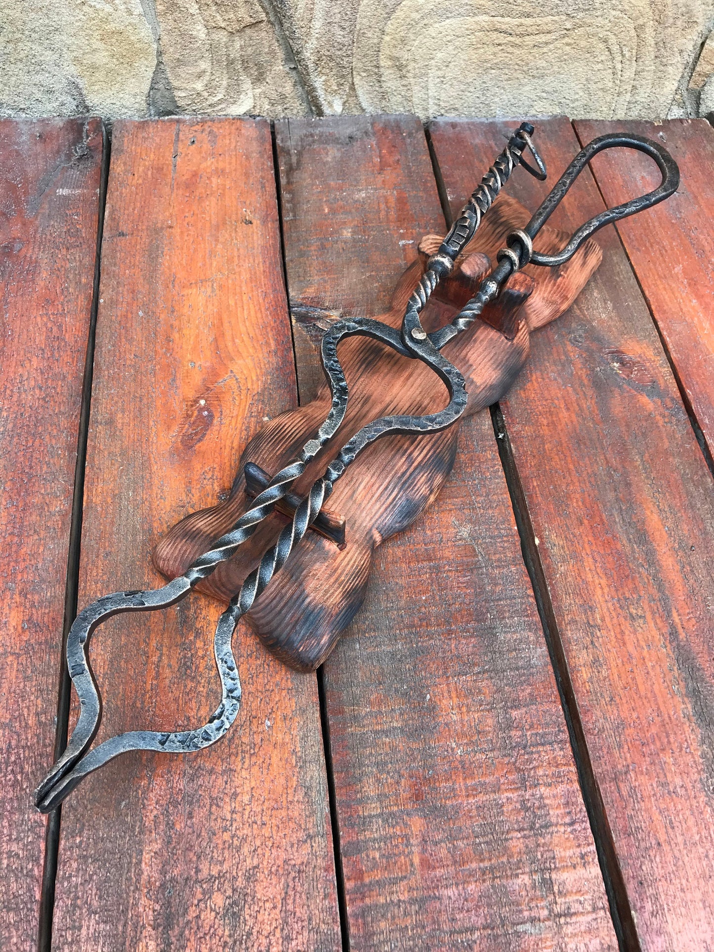 Fireplace tongs, tongs, personalized gift, tools, fireplace tool set, fireplace, fireplace accessories,fire poker,firewood holder,fire tools